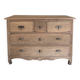 Commode en chêne massif - 5 tiroirs