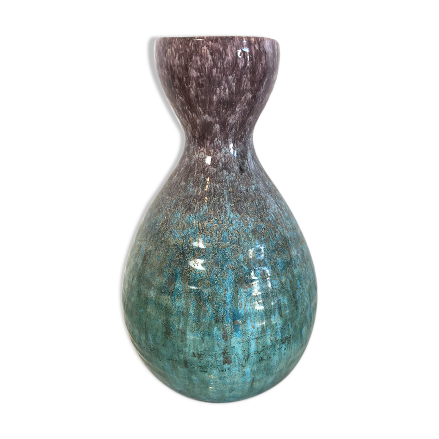Blue-purple accolay vase, 1970