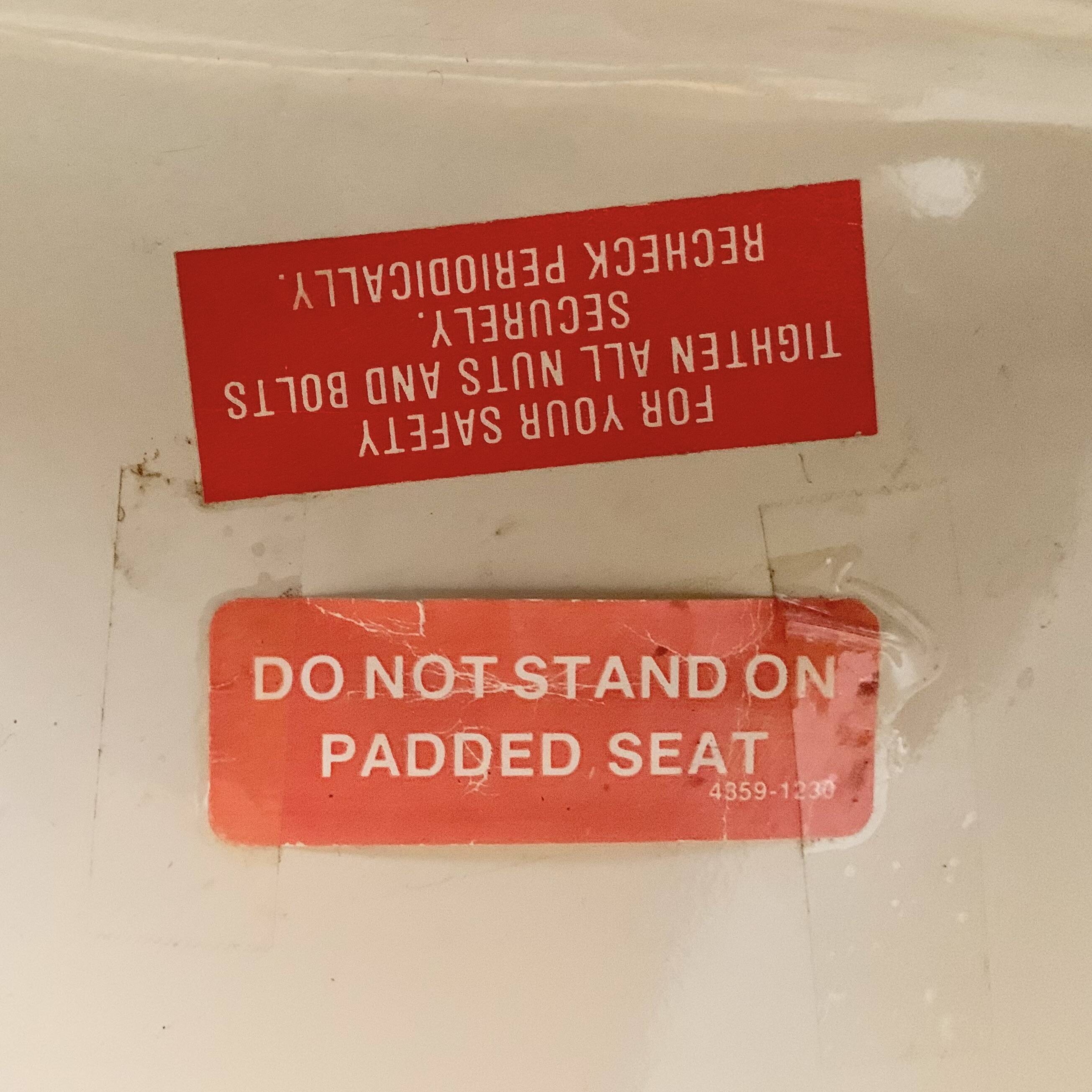 Vintage cosco step stool chair in chrome steel and white skai