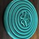 Art Deco trivet in green glazed earthenware - Saint Clément