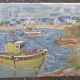 Oil "Fishing boats at Port Le Guilvinec"