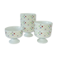 Lot 6 dessert cuts vintage porcelain 70/80