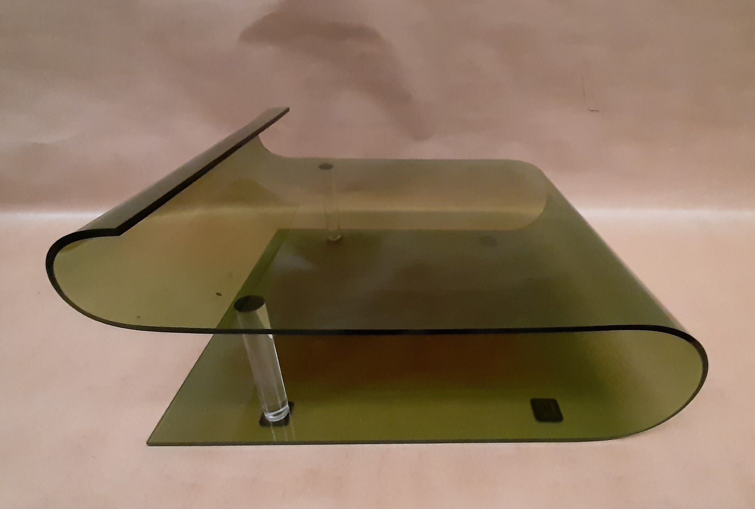 Office accessory vintage in plexiglas 1970