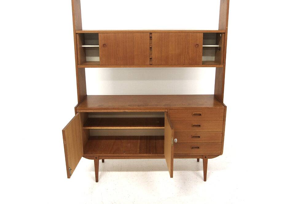 Secrétaire scandinave en teck, Suède, 1960