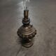 Antique brass lamp foot