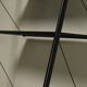 Postmodern freestanding perforated steel shelving unit 1980s