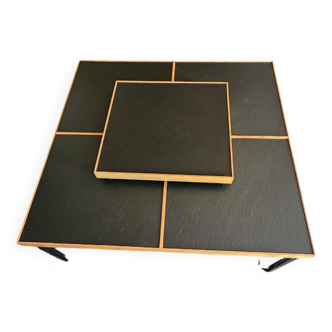 Ensemble Tables basses Naviglio par Piero De Martini pour Cassina, 1980