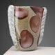 Vintage Murano glass vase, style E. Barovier, Italy, 20th Century
