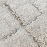 Berber carpet graphic white 215x300 cm