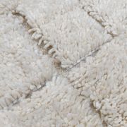 Tapis berbère graphique blanc 215x300 cm