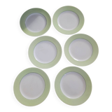 Set of 6 Linon Saint Amand flat plates