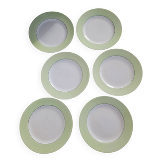 Set of 6 Linon Saint Amand flat plates