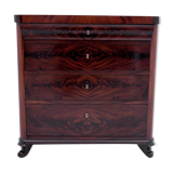 Mahogany chest of drawers, Northern Europe, circa 1860.
