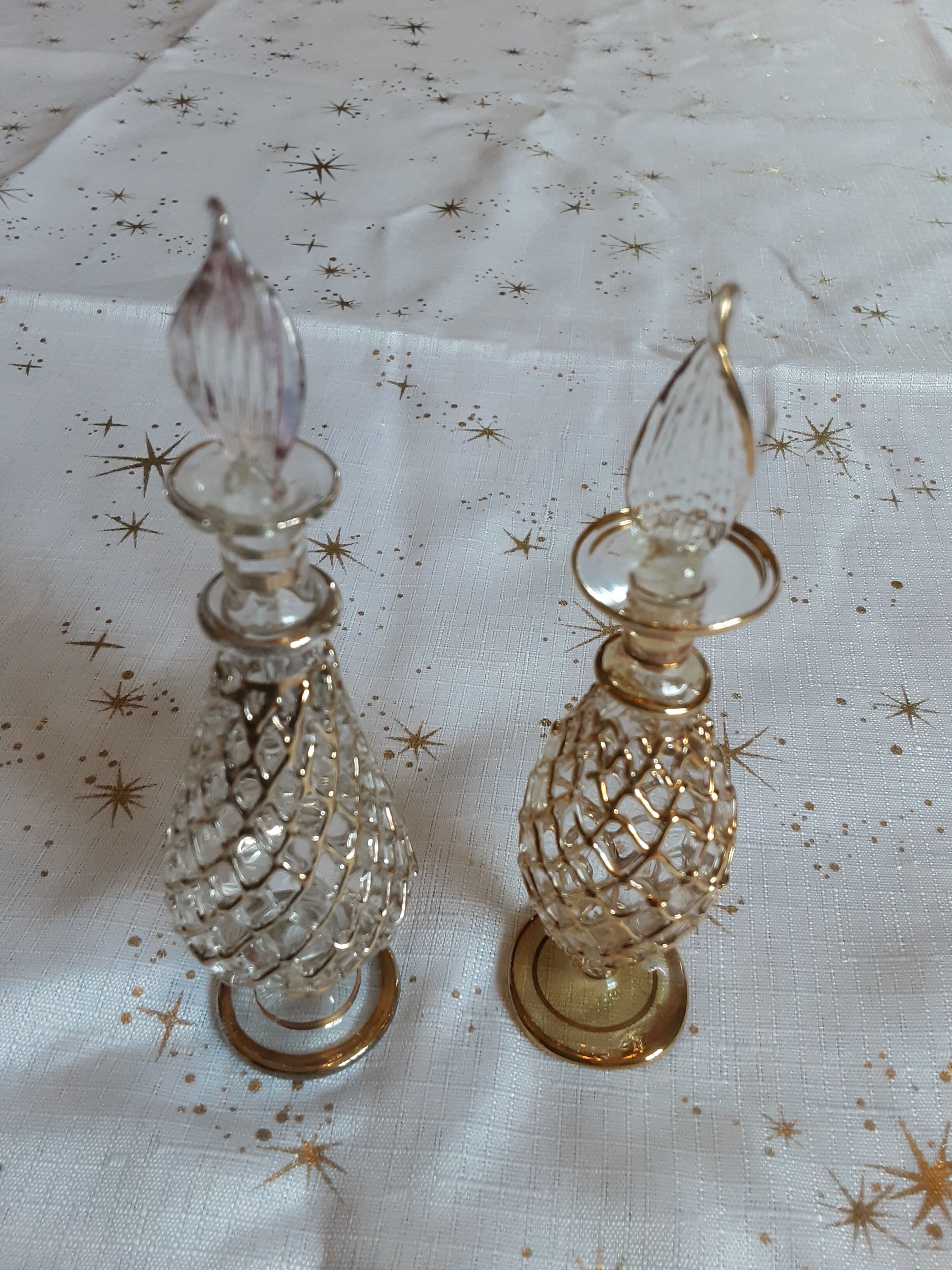 Set of 2 original Egyptian perfume bottles