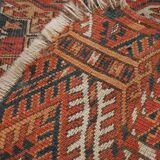 Tapis d'orient turkmen ancien fait main boukhara  118 X 105 cm