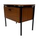 Meuble TV vintage petit format, placage teck, années 1960