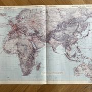 Old map of air routes — Ancient Continent