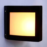 Double-sided patinated triangular wall light