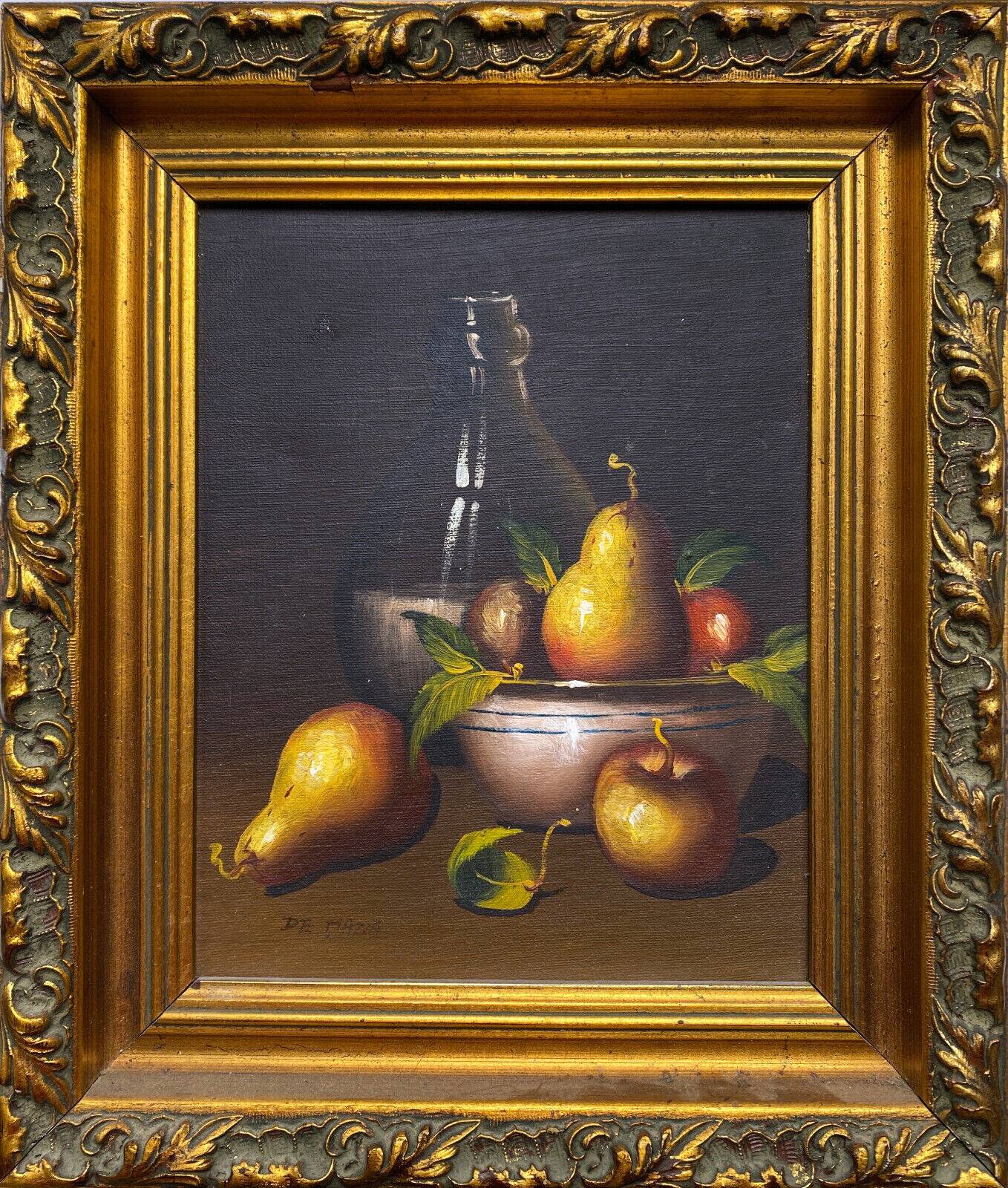 Hst painting "still life with pears" violette de mazia (1899-1988)