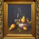 Hst painting "still life with pears" violette de mazia (1899-1988)