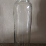 Vase Antique bottle Clear glass fine bubbles vase