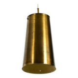 Large Mid Century Modern copper pendant lamp with 4 sockets