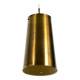 Suspension en cuivre de style mid-century moderne avec 4 douilles.
