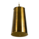 Suspension en cuivre de style mid-century moderne avec 4 douilles.