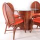 Rattan table and chairs set