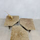 Vintage Italian marble low pull-out table