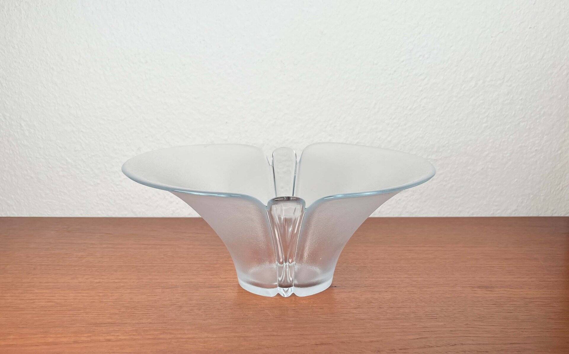 Vintage Danish glass bowl by Holmegaard, 1970s
