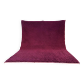 Large Moroccan Beni Ouarain rug in burgundy 400x300 cm