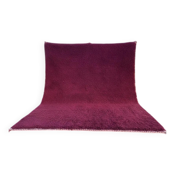 Tapis Beni Ouarain marocain bordeaux