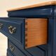 Commode with 3 drawers in Louis-Philippe style – Solid cherry wood – Versailles parquet top