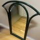 Grand miroir en rotin
