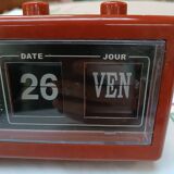 Vintage flip flap alarm clock