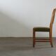 Chaises de salle à manger en chêne danois brutaliste des années 1960 dans le style de H. Kjærnulf