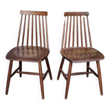 Pair of Ilmari Tapiovaara Fanett chairs