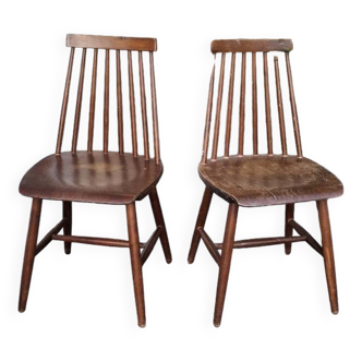 Paire de chaise fanett Ilmari Tapiovaara