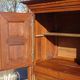 Small oak cabinet, 4 doors, Louis XIII style