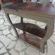 Late 19th century walnut console table