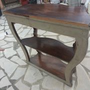 Late 19th century walnut console table