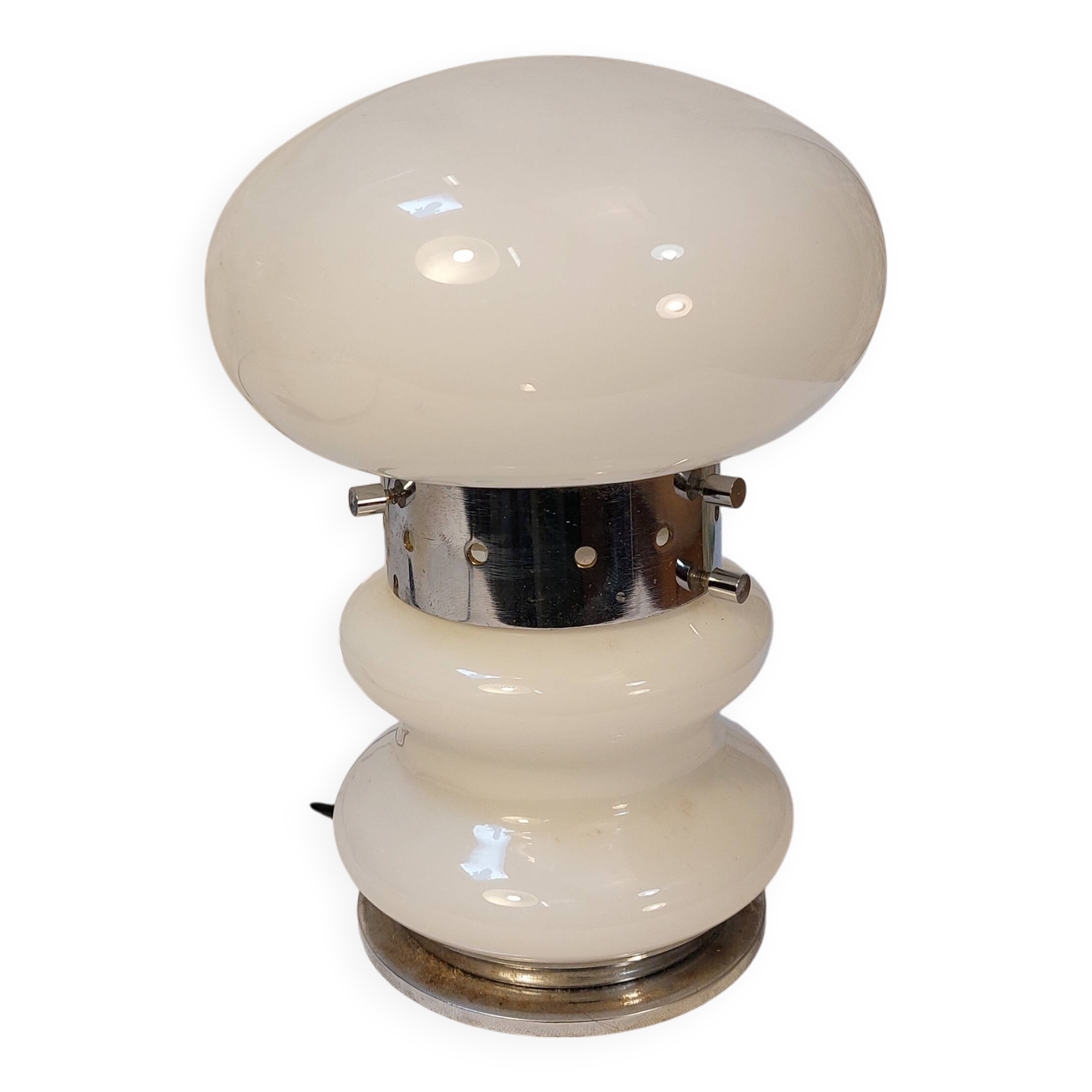 Glass Mushroom Table Lamp