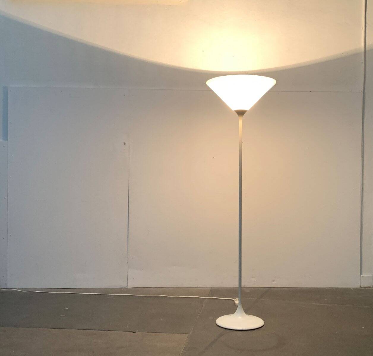 Swiss minimalist floor lamp from the mid-century by Temde, 1960s.