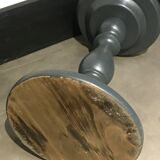 Wooden pedestal table