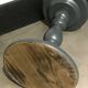 Wooden pedestal table