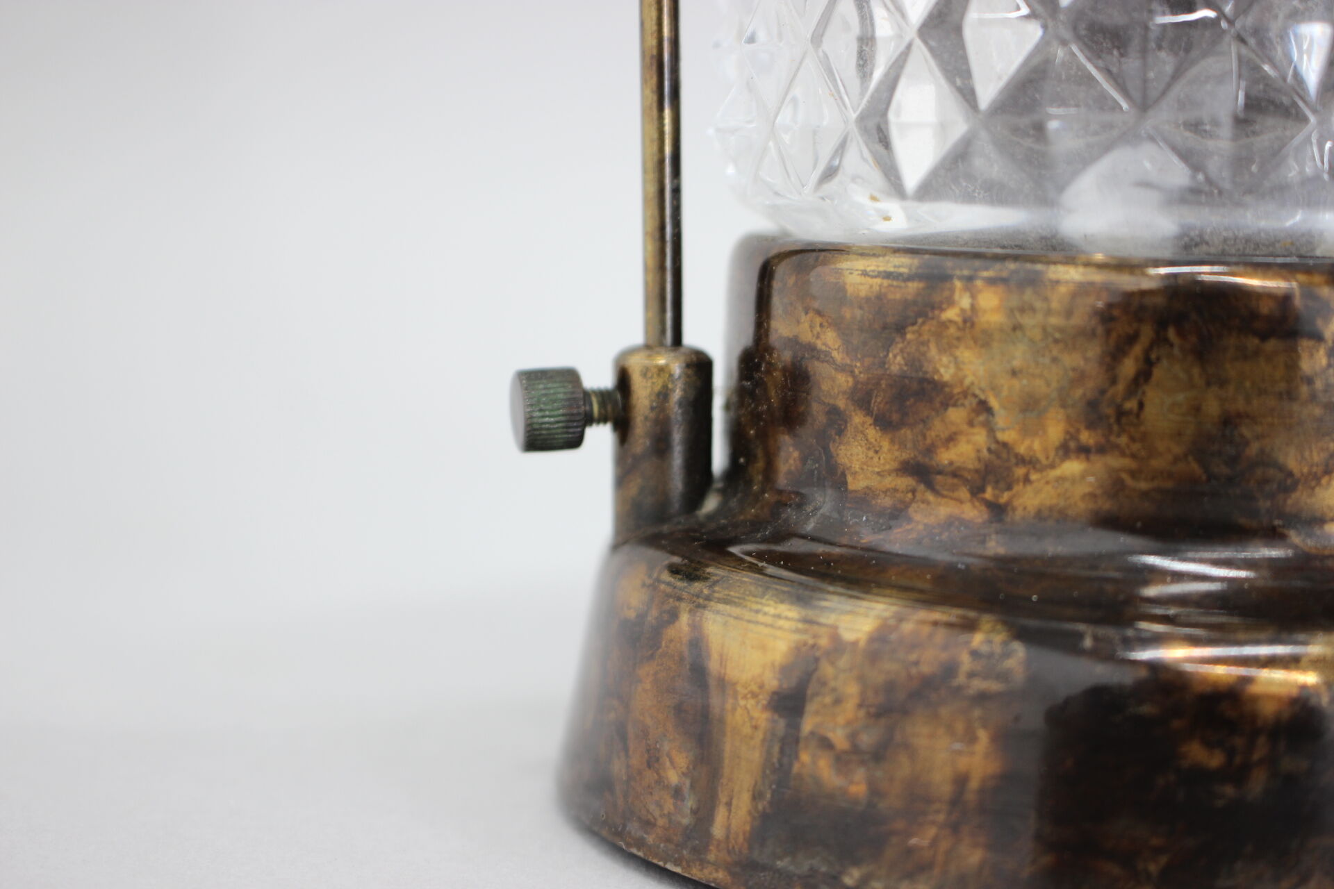 1970's Table Lamp / Lantern by Lidokov, Czechoslovkia