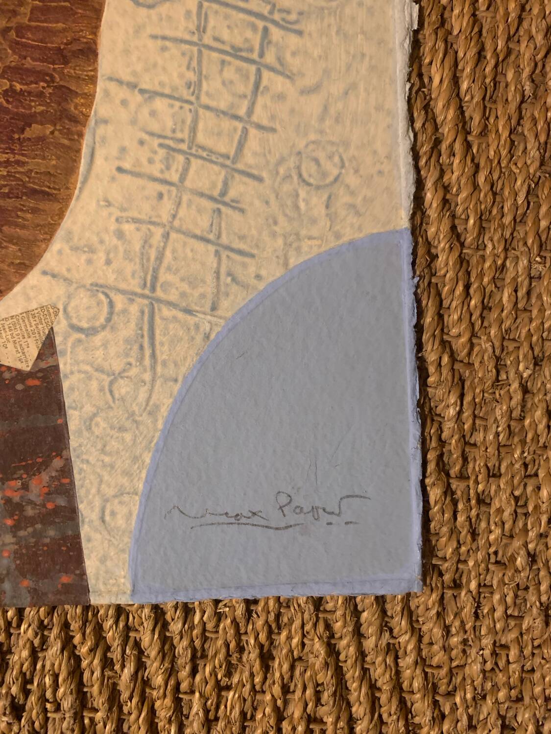 Max Papart - ABC - Mixed technique - signed