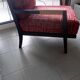 Fauteuil colonial motif labyrinthe