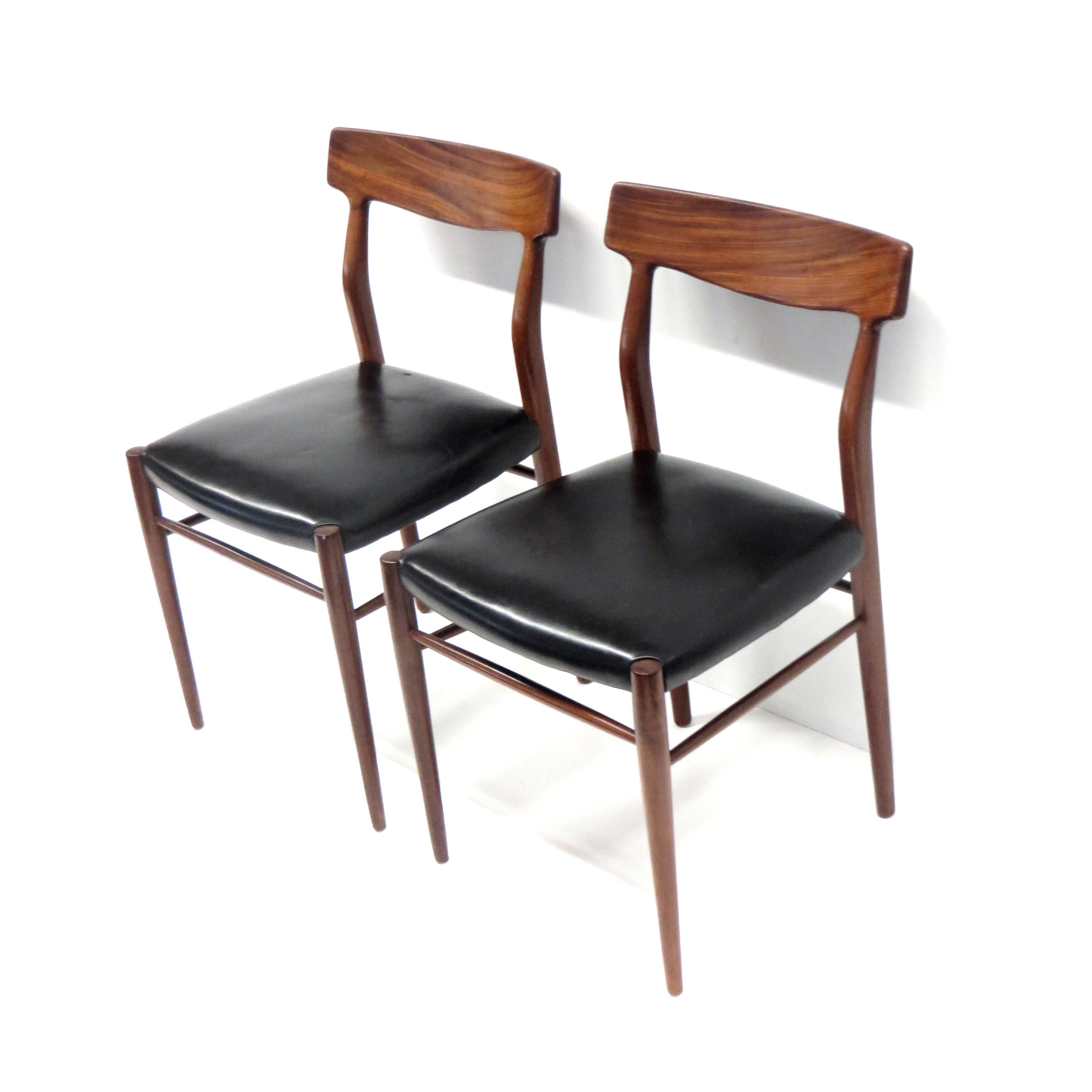 Set of 2 vintage chairs from Lübke made in the 60